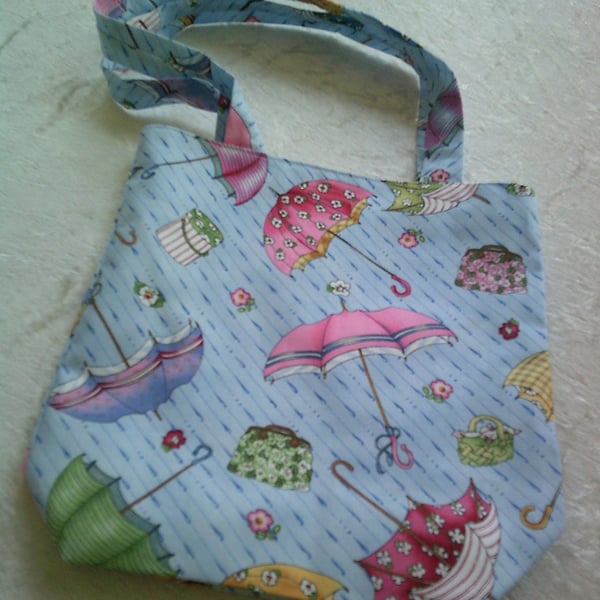 Umbrellas and Hat Boxes Fabric Bag