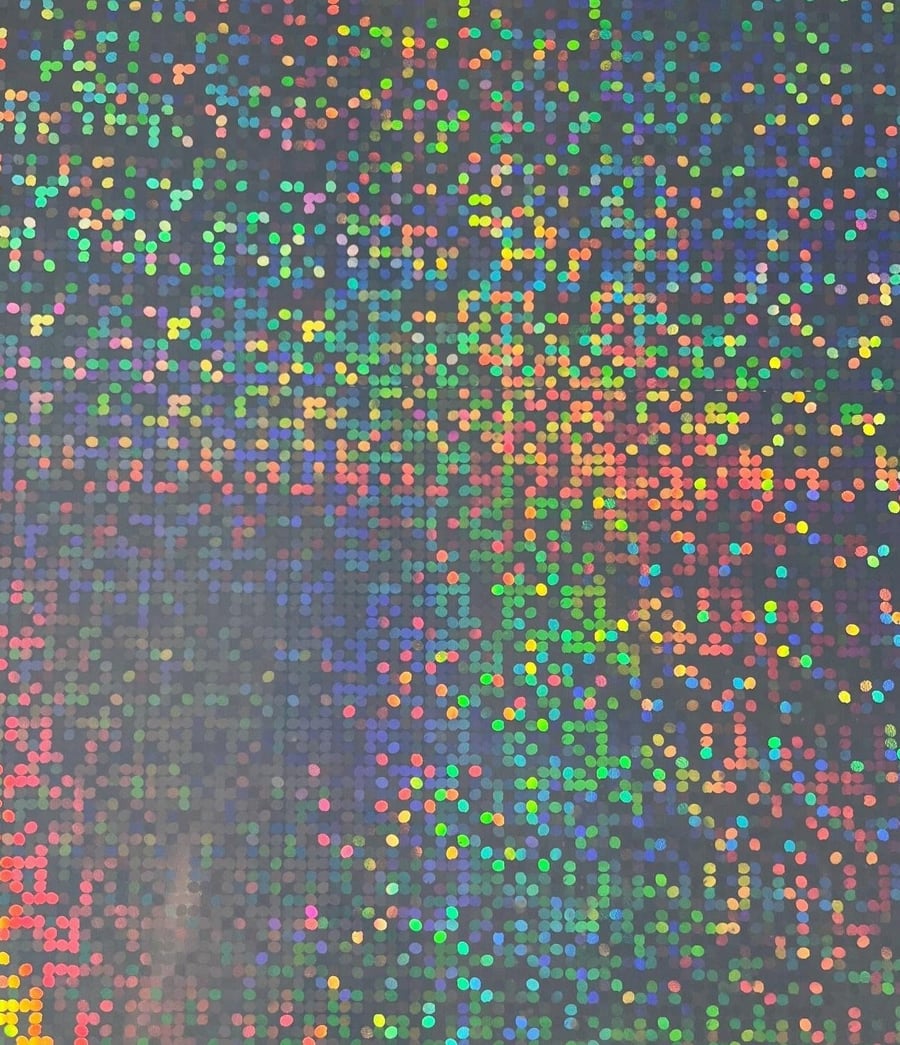 10 Sheets A4 Printable Self Adhesive Mosaic Disco Transparent Holographic Vinyl 