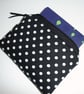 Black and White Polka Dot Purse - Image 1