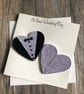 Handmade quilled wedding card - Image 2