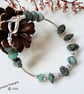 Artisan Natural Emerald Sterling Silver Bracelet - Image 5