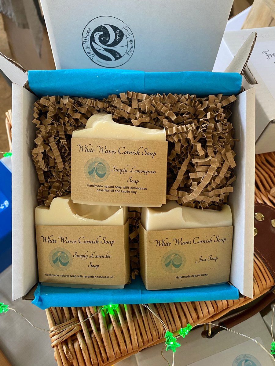 Simple selection soaps gift - postage included - natural handmade soap