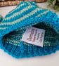 Designer Merino Wool Baby's Booties & Hat Set 0-3 months size - Image 3