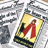Enchanted Times back issues, fictional fairytale newspaper zine, Red Riding Hood