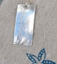 Rectangular seaweed imprint pendant - Image 2
