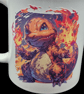 New Charmander Mug Pokemon Go Fan Art Anime TV Fire Type Bright