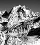 French Alps Mont Vallon Meribel Mottaret France Photograph Print - Image 1