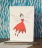 Penny Fairy Blank Card.