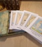 Handmade Boxed Set of 6 Art Deco Notecards - Image 1