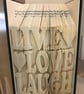 Live, Love, Laugh COMBI Book Folding Pattern - EMAILED PDF PATTERN - Image 3