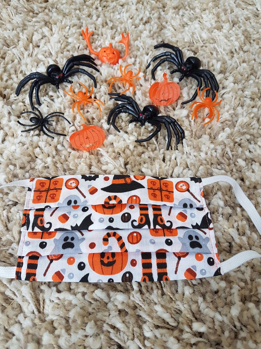 Halloween Child face covering – Spooky Ghost print