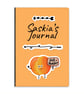 Hand Drawn Just Peachy Sticker – Cute Peach Character with Sign  - Image 4