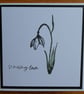 Sending Love Card - Snowdrop - Image 5