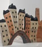 Glass Pennine Houses Sculpture - Image 3