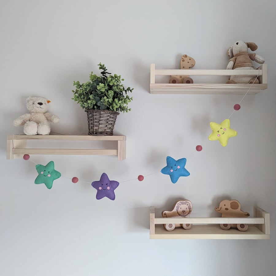 Smiling Star Nursery Garland Bunting