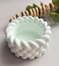 Mint Green Braided Tea light Holder – Candle Holder - Minimalist Decor