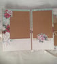 Handmade Christmas Scrapbook Album. Red Velvet Photo Album.  - Image 5