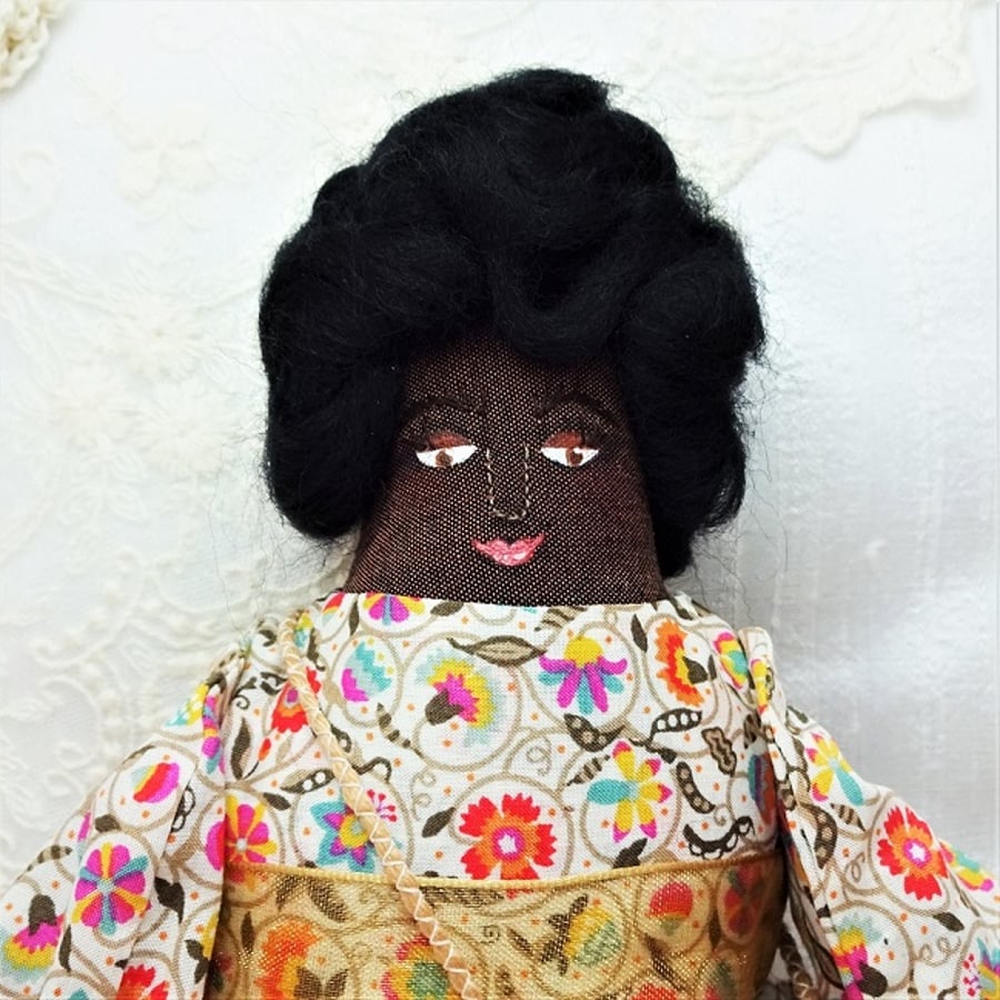 Marcia, A Folk Art Rag Doll