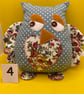 Fabric Owl Pincushion for a Stitcher to Use or Decorate Their Workroom.  - Image 8