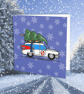 Drivin' Home For Christmas Card: Ghostbusters