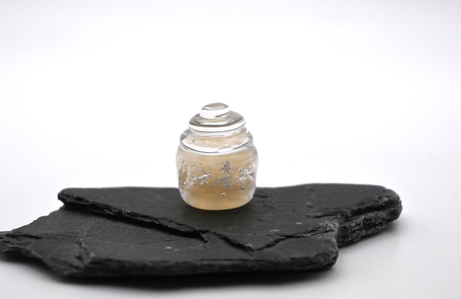 small glass jar of magic