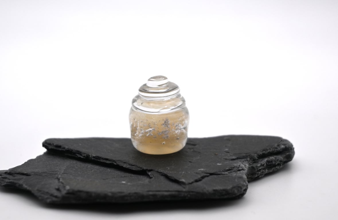 small glass jar of magic