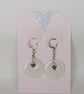 Circle Shaped Resin Earrings