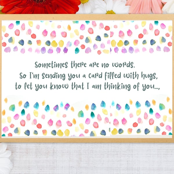 SEEDED, Plantable, Eco-Friendly, Sympathy Card, Thinking of You Card