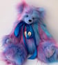 Whimsical artist bear, large adult collectable teddy bear by Bearlescent 