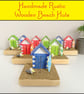 Rustic wooden Beach Huts - Handmade Christmas Gifts