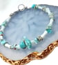 Larimar & Shell Bead Bracelet - Image 4