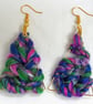 Geometric Yarn Earrings - Image 1