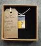 Handmade Ceramic Bull Terrier dog on the beach pendant - Image 5