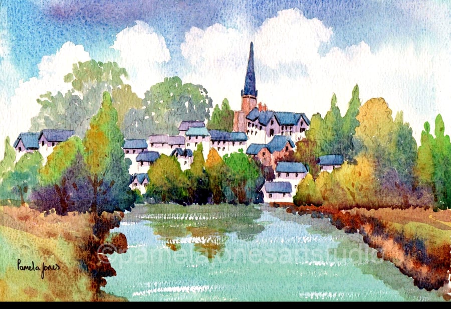 Ross On Wye, Herefordshire, In 8 x 6 '' Mount