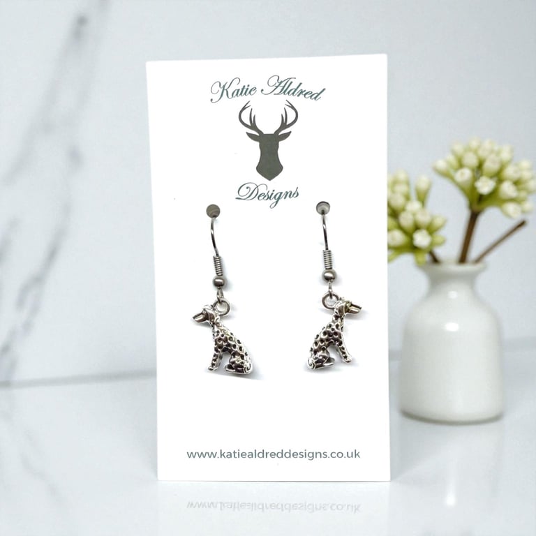 Charm Earrings - Sitting Dalmatian