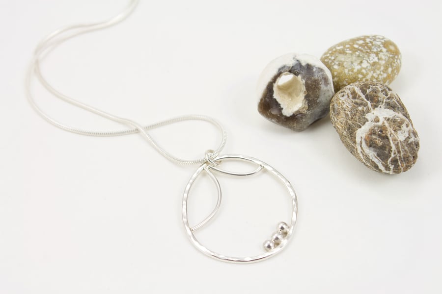 Sterling Silver Seed Pod Pendant 