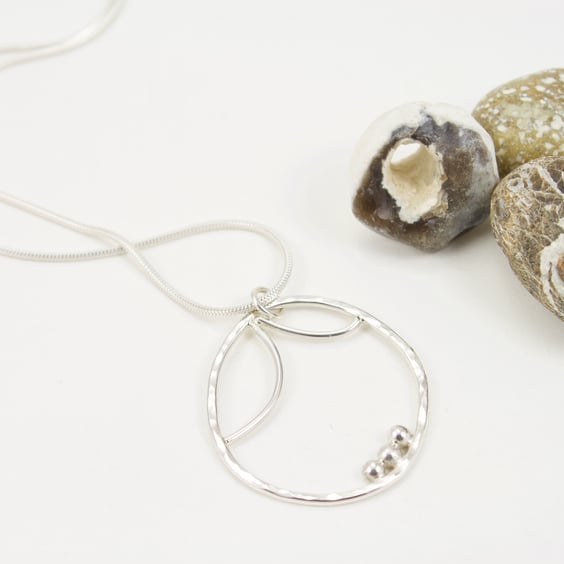 Sterling Silver Seed Pod Pendant 