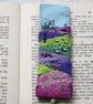 Heather Moorland Embroidered Felt Bookmark - Image 2