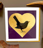 Blackbird Greeting Card