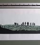 Original multi-block lino print. - Image 3