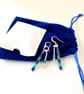 Colourful Boho Drop Earrings Sterling Silver Lapiz Lazuli & Turquoise  - Image 7