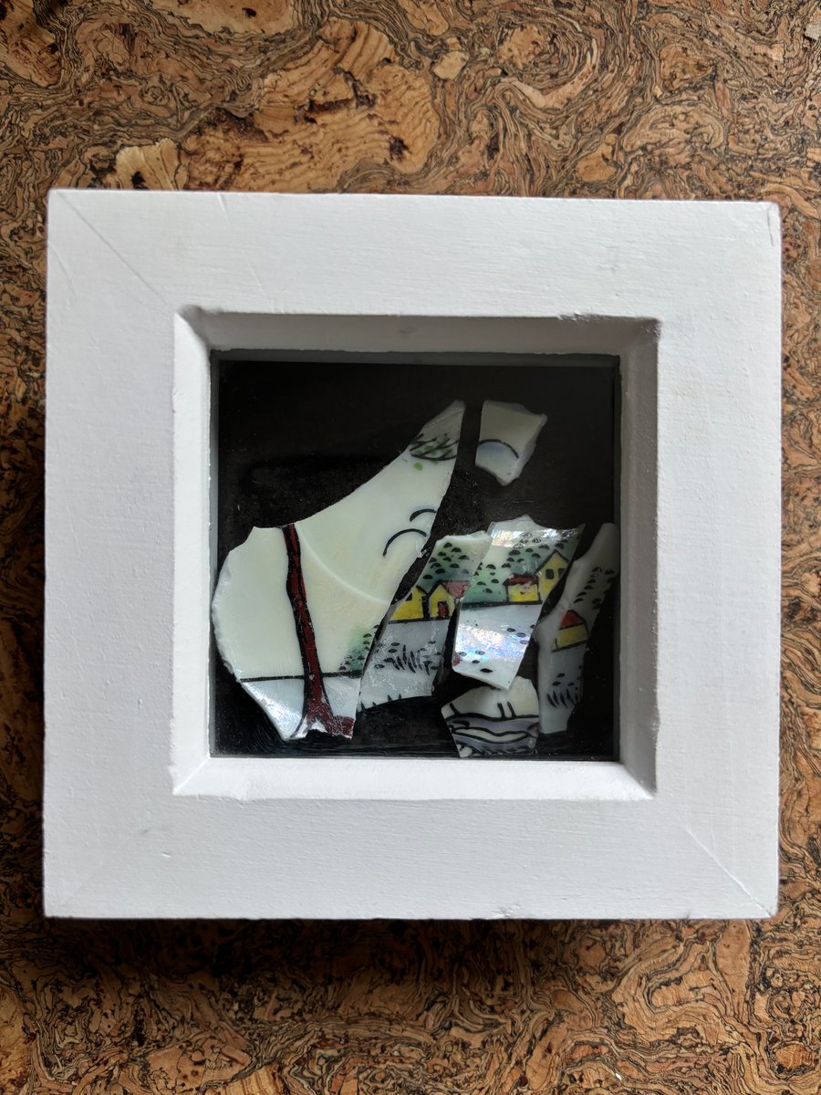 Handmade Framed Ceramic Art, Unique, Eco Friendly Gifts, One of a Kind Gifts.