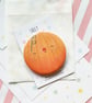 Handmade Pumpie the Pumpkin Pin Badge - Halloween Badge - Autumn