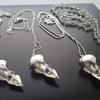 Pre-order Silver Swallow Skull Pendant