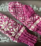 Hand Knitted Ladies Nordic Selbu Design Mittens