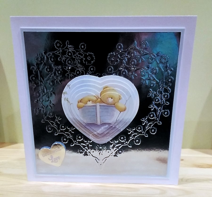 Valentines Day or Anniversary card, Sailing away