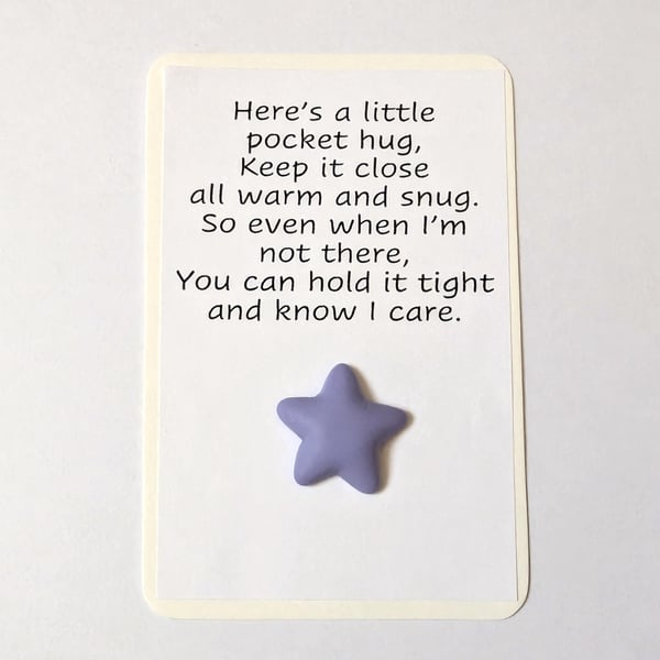 Pocket hugs - plain star