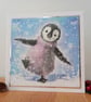 New for 2026 Advent Calendar Style Christmas Card - Penguin