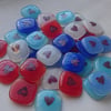 Love Tokens, Love Heart Pebbles, Valentines Gift, Wedding Favours