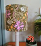 William Morris Golden Lily Classic Cylindrical Drum Lampshade. - Image 2